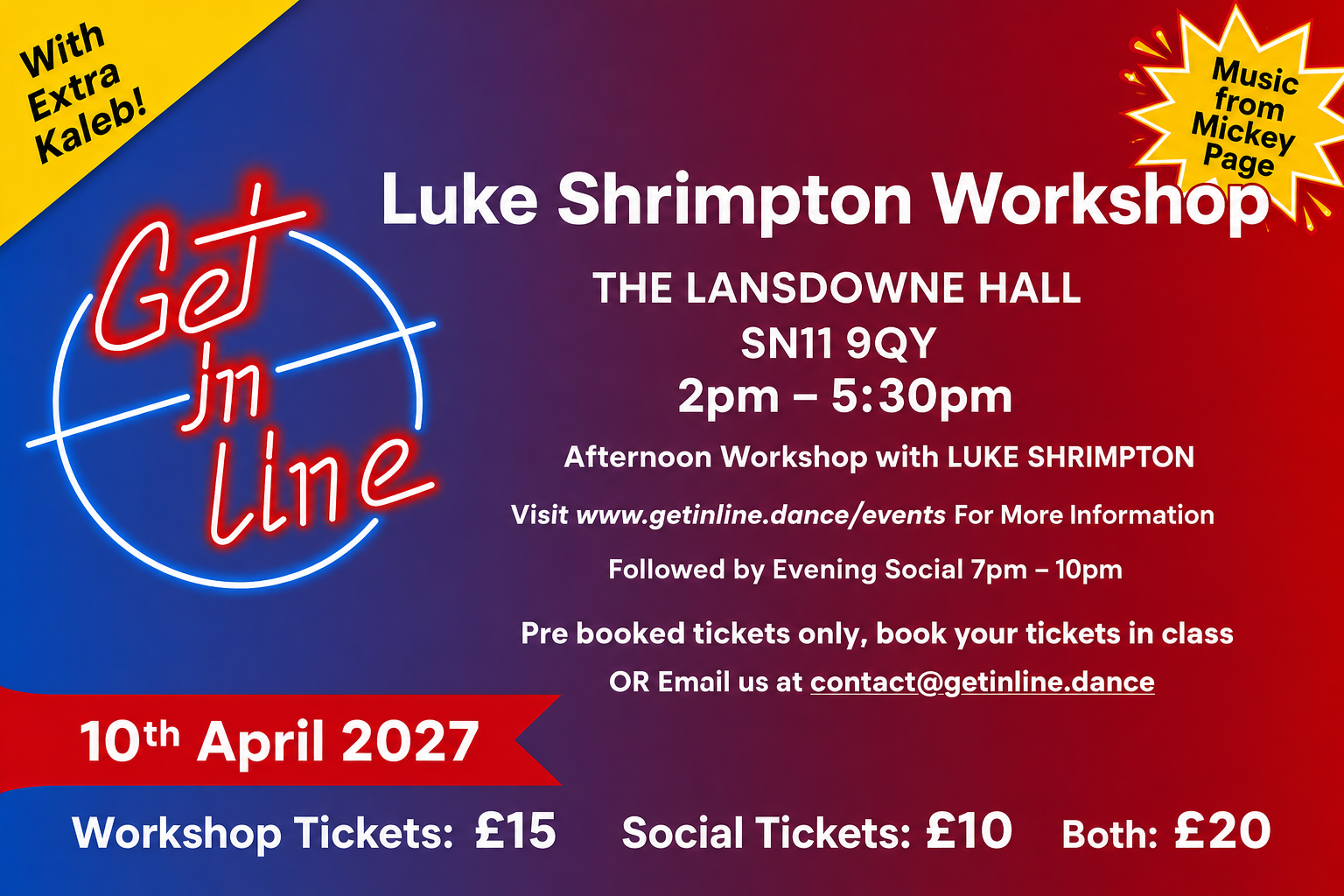 Luke Shrimpton Workshop